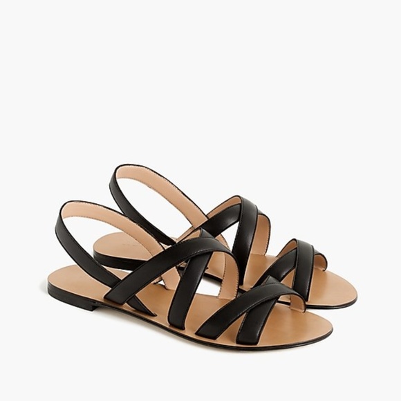 black double buckle sandals